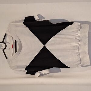 Young Stuff short-sleeved Y2K sweatshirt styled top